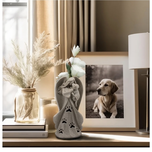 Pet Memorial Gifts For Loss of Dog Sympathy Gift with LED Light 8.5" - Picture 5 of 8
